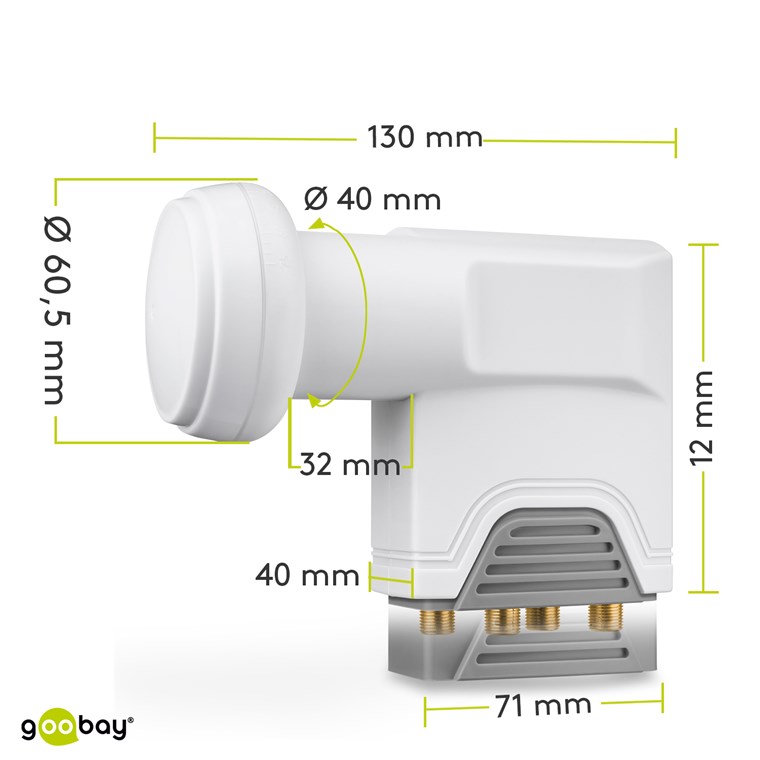 LNB 0,1dB - 4 fastir útgangar - 67271 - Image 2