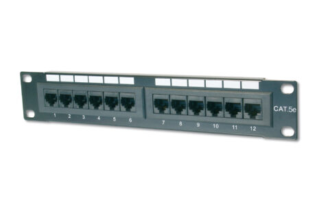 10" patch panell með 12 tengjum DN-91512U