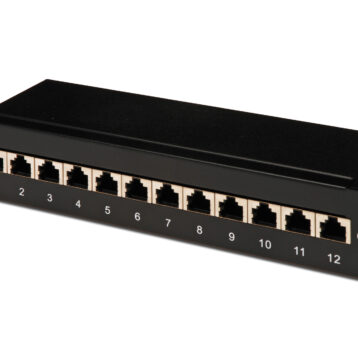 Cat6 Patch panell með 12 tengjum DN-91612S