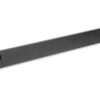 Blindlok 1U í 19" skáp, svart, smellt í - DN-97651