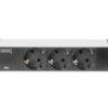 Fjöltengi í 3, 1U í 10" skáp - DN-95411 - Image 2