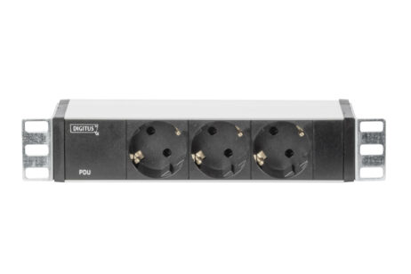 Fjöltengi í 3, 1U í 10" skáp - DN-95411 - Image 2