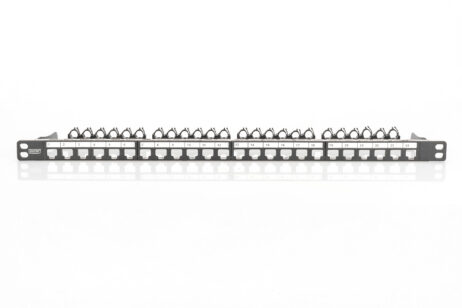 19" 0,5U patch panell, 24 porta fyrir mola. DN-91422 - Image 2