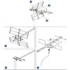 EDISION UHF loftnet, 8dB - YAGI8 - Image 3