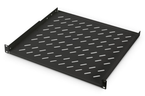 Hilla í 19" skáp þolir 15 kg, 44x483x399 mm, DN-19 TRAY-1-400-SW