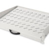 Hilla, útdraganleg í 19" skáp þolir 30 kg, 88x483x352 mm, DN-19 TRAY-2-450