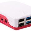 Raspberry Pi kassi, rauður/hvítur - RPI4-Case-Red/white - Image 2