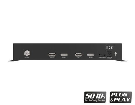 Fjórfaldur mótari DVB-T með HDMI inn - DVBTLiteQuad - Image 4