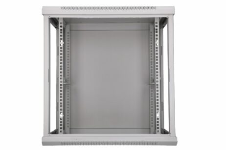 19" skápur 12U 600x600 með glerhurð, EXASPA-6612G - Image 2