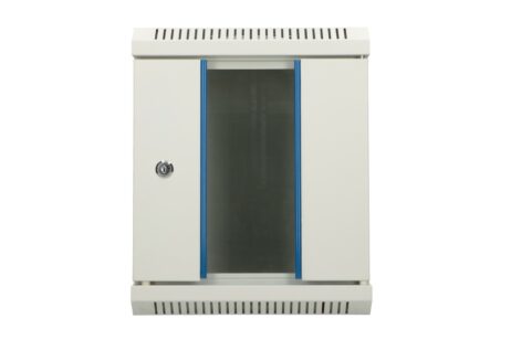 10" skápur 6U 300x300 með glerhurð, EXASPA-3306G
