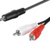 RCA í 3,5mm jack - 3 metrar - 34195