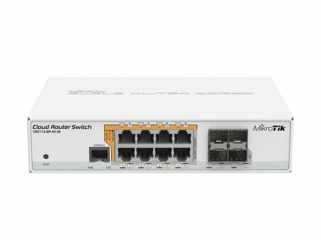 Mikrotik Switch/Router 8 port PoE - CRS112-8P-4S-IN