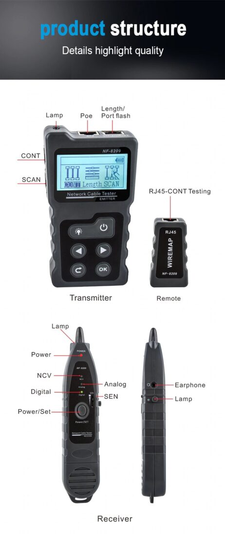 LAN tester - NF-8209 - Image 10