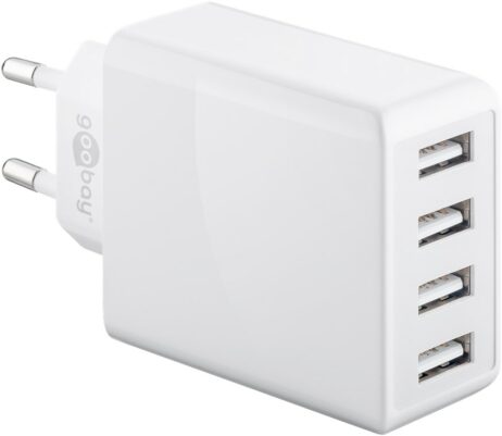 Hleðslutæki með 4 USB - 30W - 44962