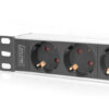 Fjöltengi í 4, 1U í 10" skáp - DN-95418 - Image 4