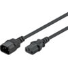 Jarðtengd framlenging með C14 í C13 tengjum - 1,5 metrar 68602