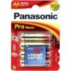AA Panasonic rafhlöður, Pro Power - 4 í pakka