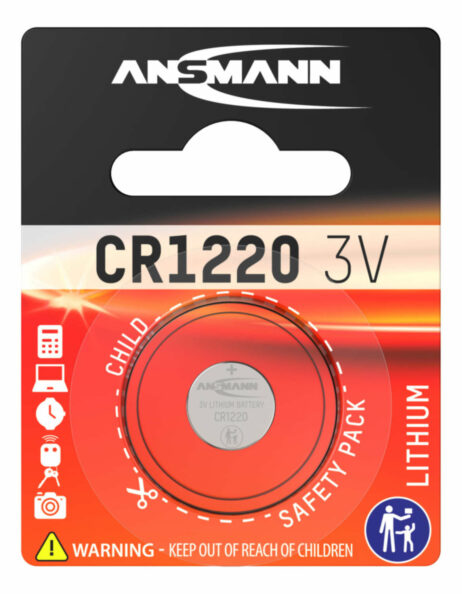 CR1220 Ansmann rafhlaða 3V