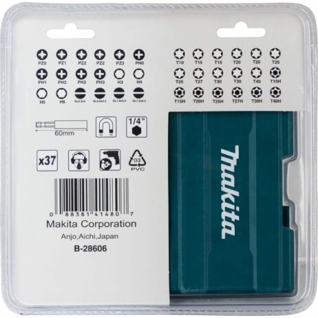 Makita bitasett, 37 stk - B-28606 - Image 3