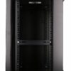 19" skápur 12U 600x450 svartur með glerhurð, EXASPA-6412B - Image 5