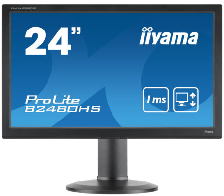 iiyama 24" tölvuskjár svartur - B2480HS-B2