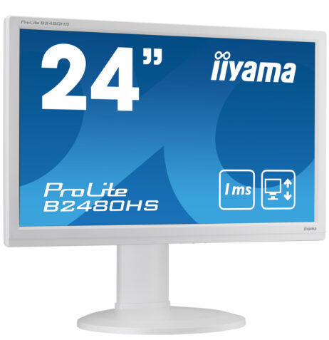 iiyama 24" tölvuskjár hvítur - B2480HS-W2 - Image 3