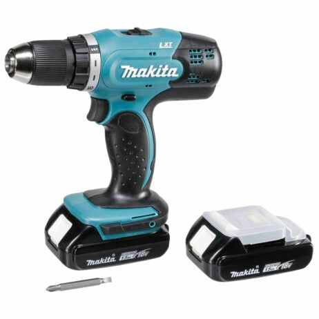 Makita 18V borvél með 2x1,5AH battery og hleðslutæki - DDF453SYE