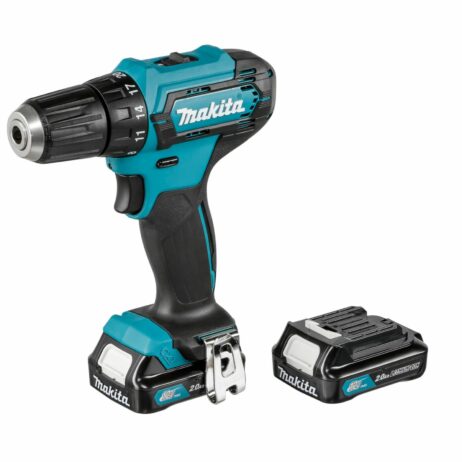 Makita 12V borvél með 2x2AH battery og hleðslutæki í tösku - DF333DSAE