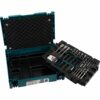 Makita bora og bita sett í Makpac - B-43044