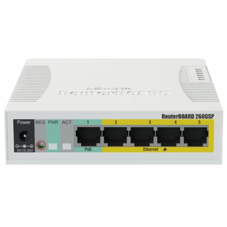 5 porta Mikrotik Gigabit POE switch - RG260GSP