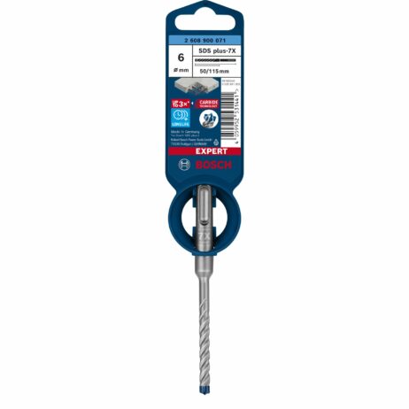 Bosch SDS Plus-7X 6mm 50/115mm  - 2608900071