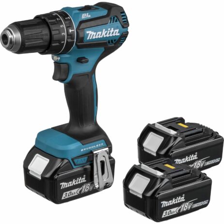 Makita 18V borvél með 3x3AH, hleðslutæki og Makpac  - DHP485RF3J - Image 2