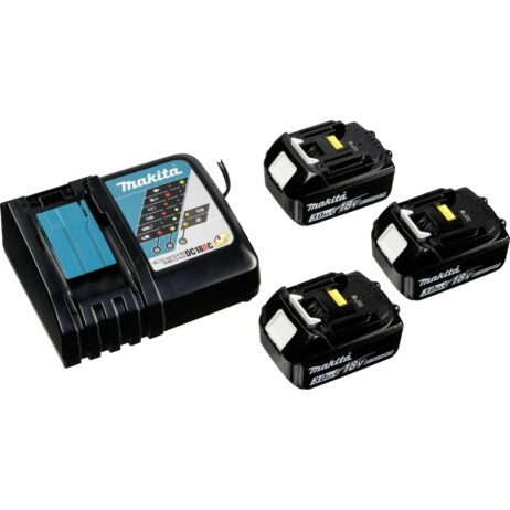 Makita 18V borvél með 3x3AH, hleðslutæki og Makpac  - DHP485RF3J - Image 4