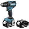 Makita 18V borvél, með 2x5AH, hleðslutæki í Makpac - DDF485RTJ
