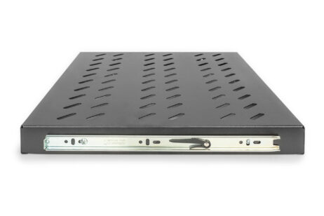 Hilla, útdraganleg í 19" skáp þolir 25 kg, 88x485x368 mm, DN-19 TRAY-2-600-SW - Image 3