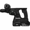 Makita 18V svört SDS höggvél með 2x5Ah rafhöðum, hleðslutæki í Makpac - DHR243RTJB - Image 2