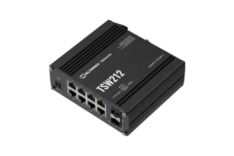Teltonika Switch TSW212, L2 managed 8 port, 2xSFP port