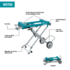 Makita standur fyrir bútsög - WST05 - Image 2