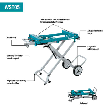 Makita standur fyrir bútsög - WST05 - Image 2