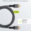 HDMI kapall - 5 metrar, v2.1 8K@60Hz - 65263 - Image 5