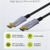HDMI kapall Optical Hybrid - 50 metrar, v2.1 8K@60Hz - 65562 - Image 2