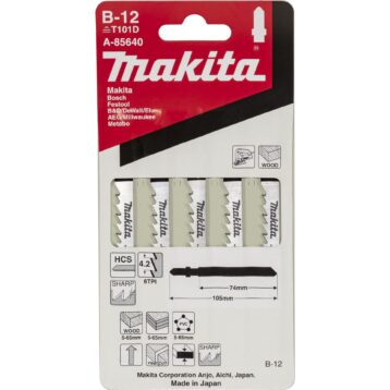 Makita stingsagarblöð fyrir tré, 5 stk B-12  - A-85640