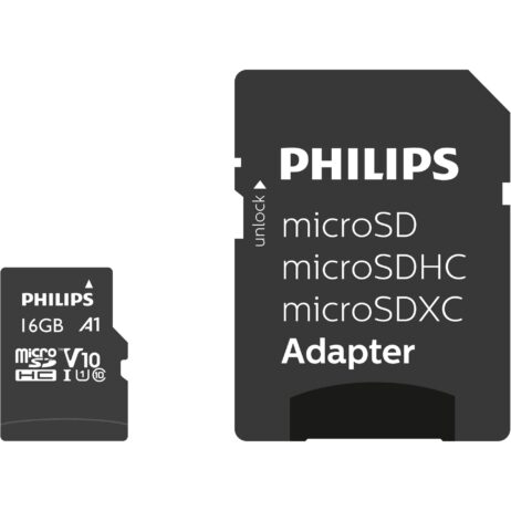Philips MicroSD kort, 16Gb - FM16MP45B/00