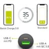 Hleðslutæki í bíl með USB-C (PD) og USB-A (QC), 27W - 59521 - Image 5