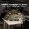 4 porta 2.5 Gigabit switch, 4 PoE 10GBeth. SFP+ - Mokerlink POE-2G04210GSMX - Image 5