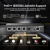 4 porta 2.5 Gigabit switch, 4 PoE 10GBeth. SFP+ - Mokerlink POE-2G04210GSMX - Image 4