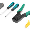 Verkfæra sett með LAN tester, krumptöng, skera og fleira - DN-94027 - Image 4