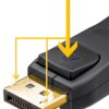 DisplayPort™ kapall - 1 meter, v2.1 4K@144Hz - 64849 - Image 2