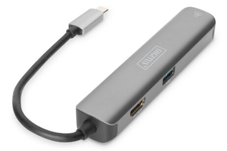 Digitus USB-C í HDMI, 3XUSB3 og RJ45  - DA-70892 - Image 5