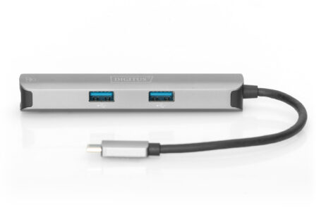 Digitus USB-C í HDMI, 3XUSB3 og RJ45  - DA-70892 - Image 4